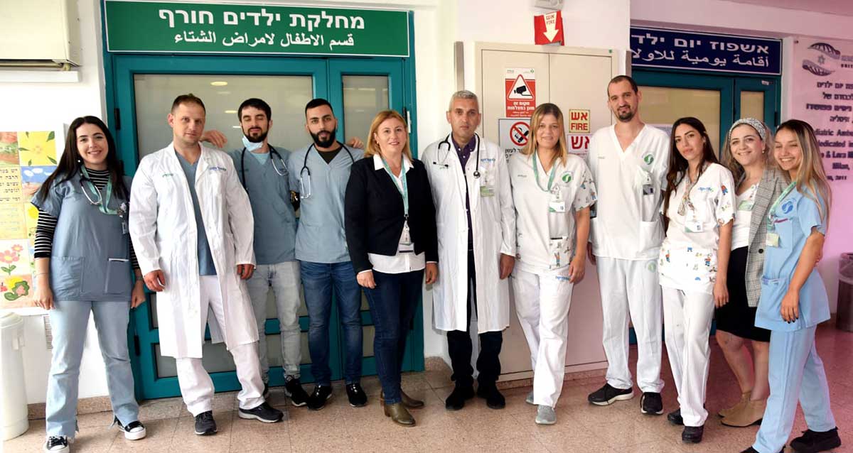 צוות מחלקת ילדים חורף בהובלת ד