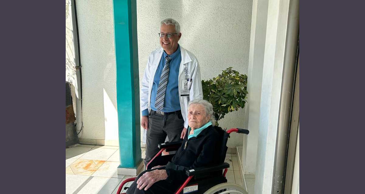 רחל כפרי ופרופ' שאול עטר. צילום: לגליל